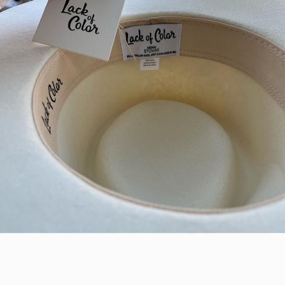 Vintage classic fedora in white ivory with embroidered  ivy green… - Picture 12 of 14